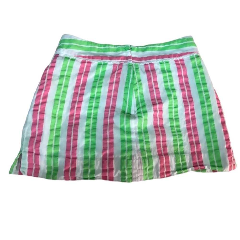 LILLY PULITZER Originals Vintage Skorts in Pink/Green/White Stripes Size 4 - Picture 4 of 8